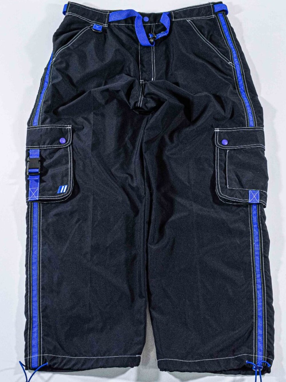 Vintage MacGear Parachute Pants 38 x 31 Wide Leg Cargo Rave Y2K Cyber Gorp